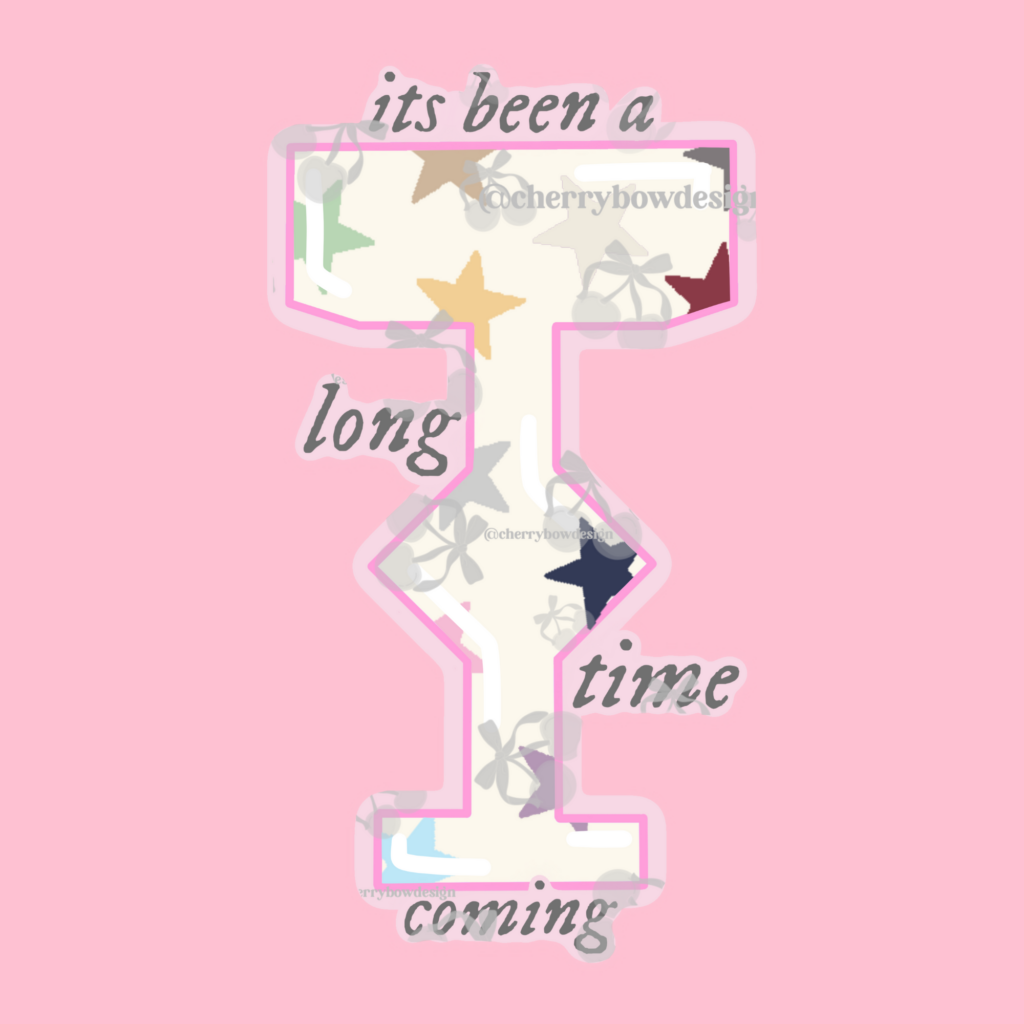 stickers 1 taylor swift
redirect to official shop 
it's been a long time coming 
